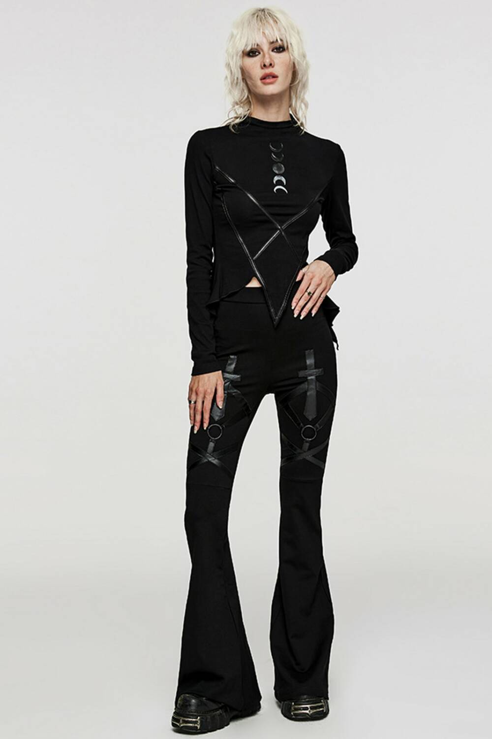 Punk rave bell bottoms Mysticum - Image 2