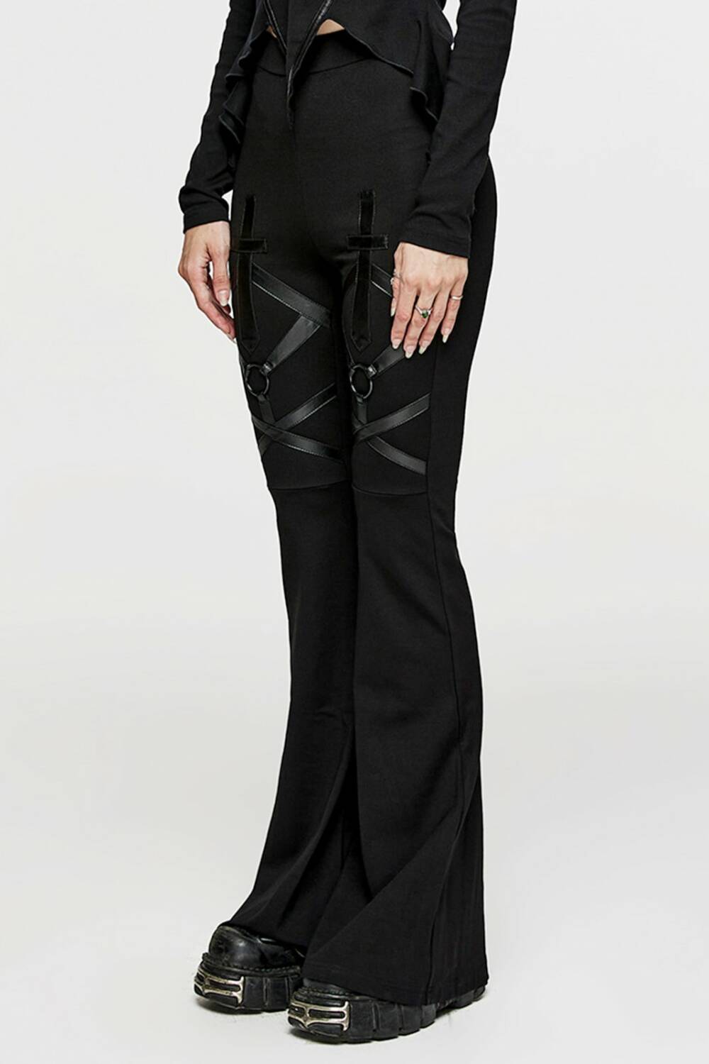 Punk rave bell bottoms Mysticum - Image 3