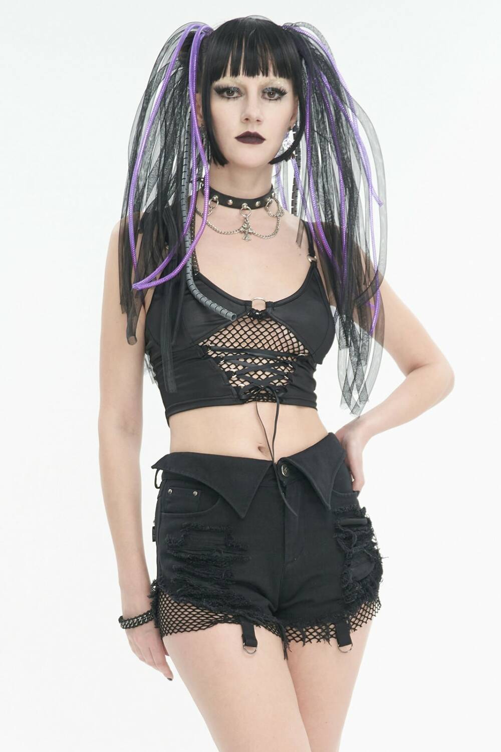 Devil Fashion Crop Top Electra - Image 2