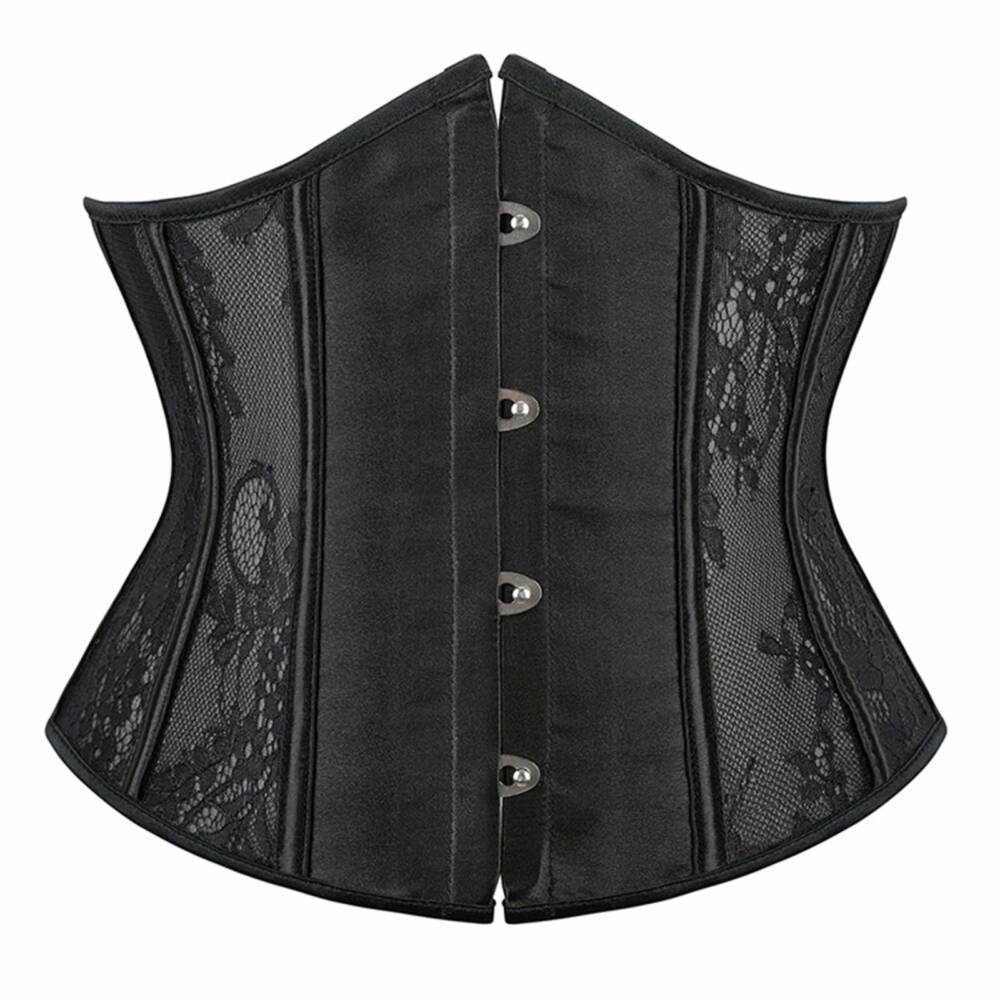 Moon Attic Corset Flowers of Black