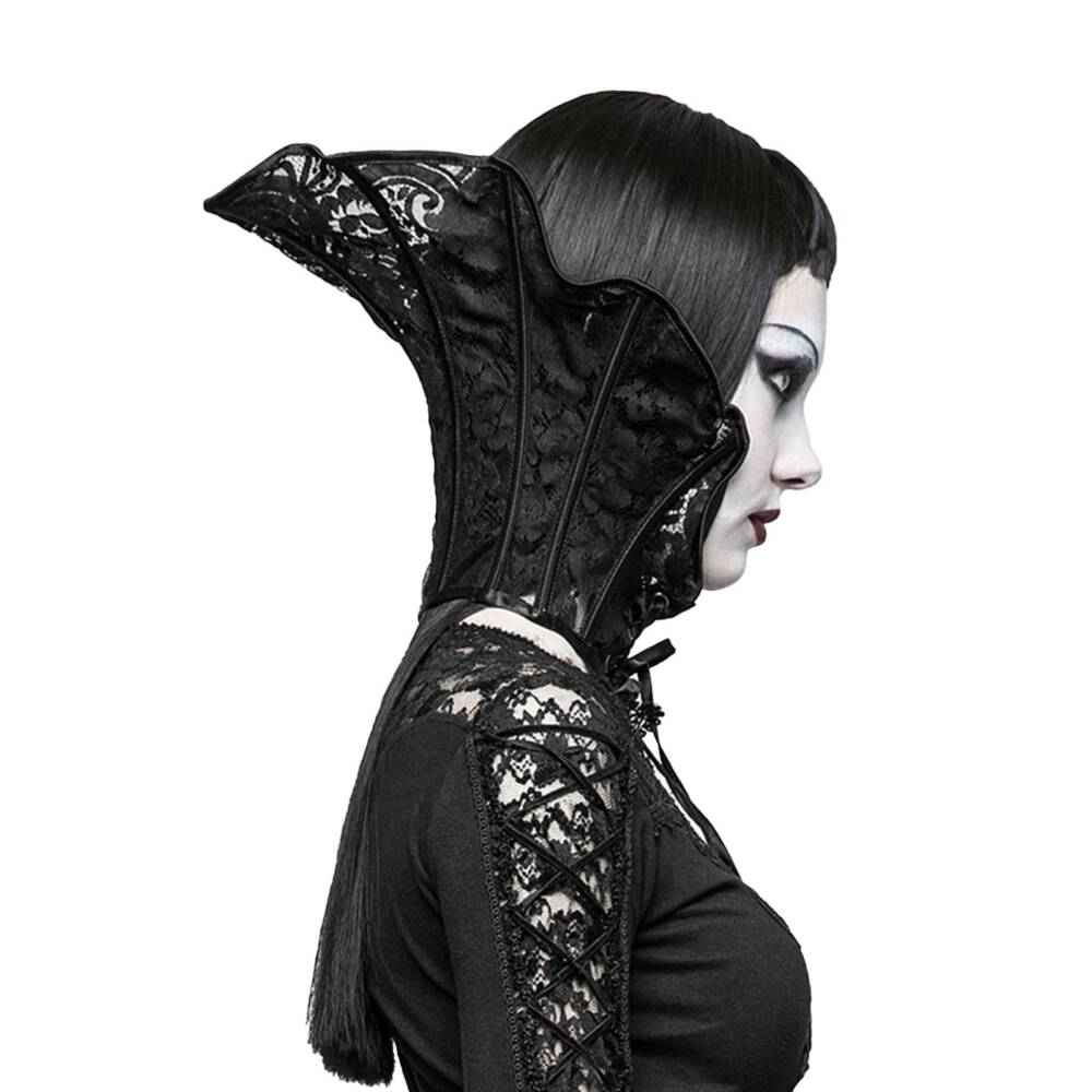 Punk rave neck corset gargoyle