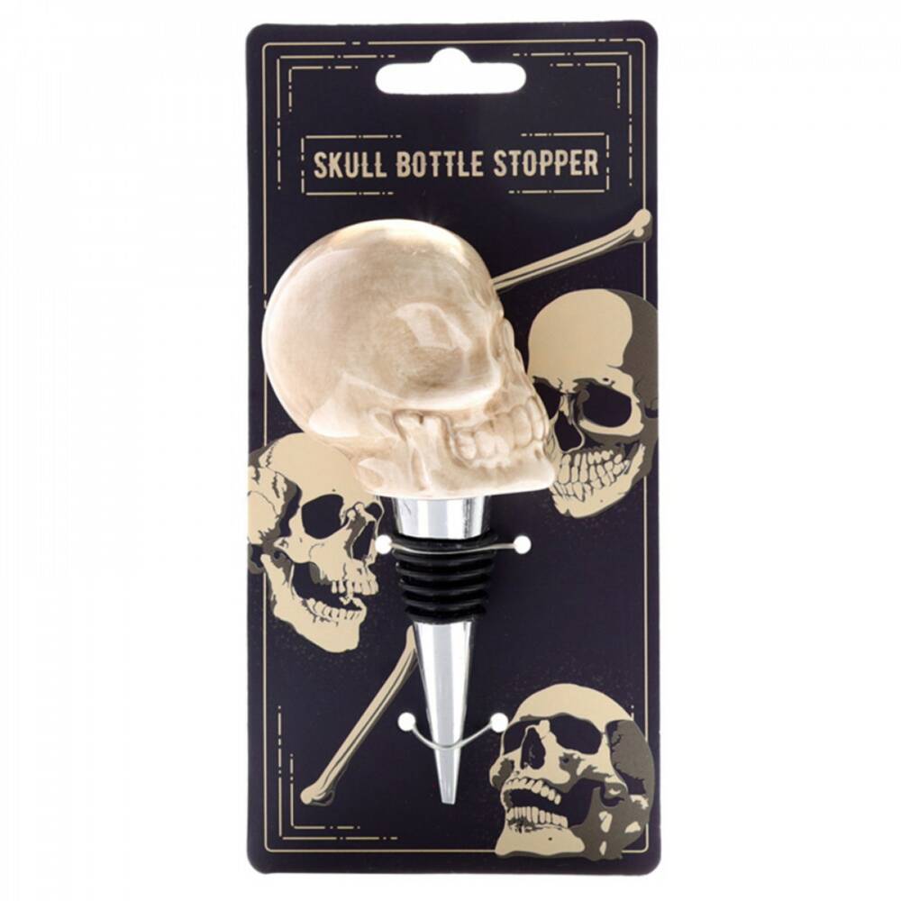 Mad Moonshine skull bottle stopper Death - Image 3