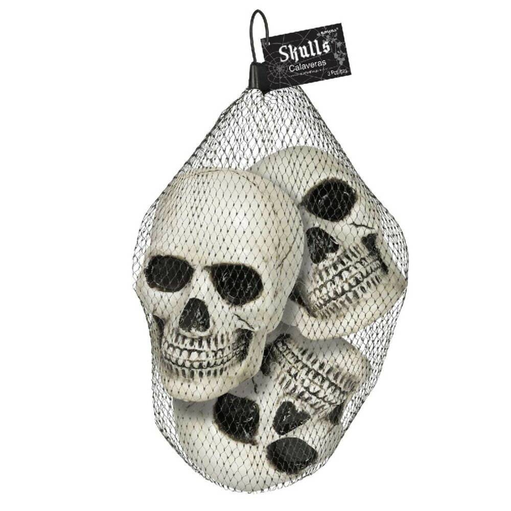 Mad Moonshine Halloween set with 3 skulls