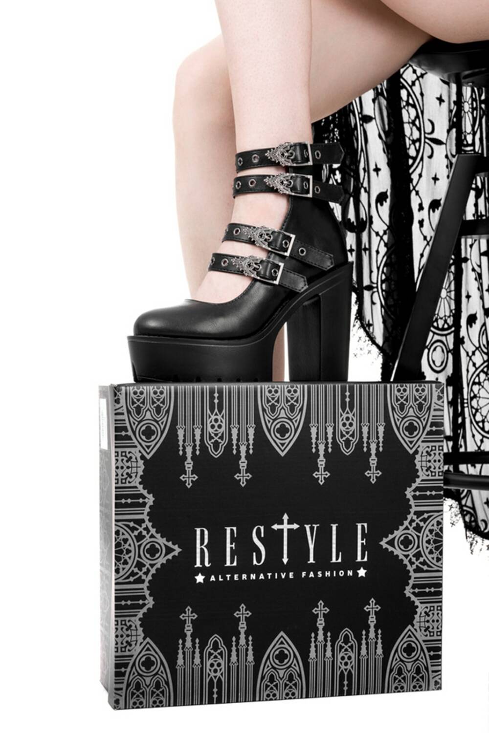 Restyle platform ankle boot Evelynn - Image 7
