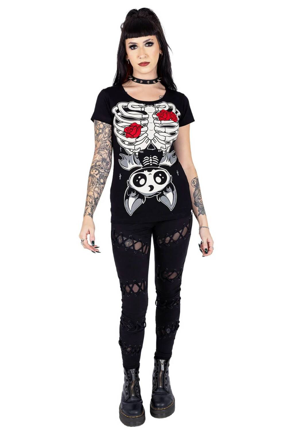 Cupcake Cult Girly Ribcage Bat - Image 3