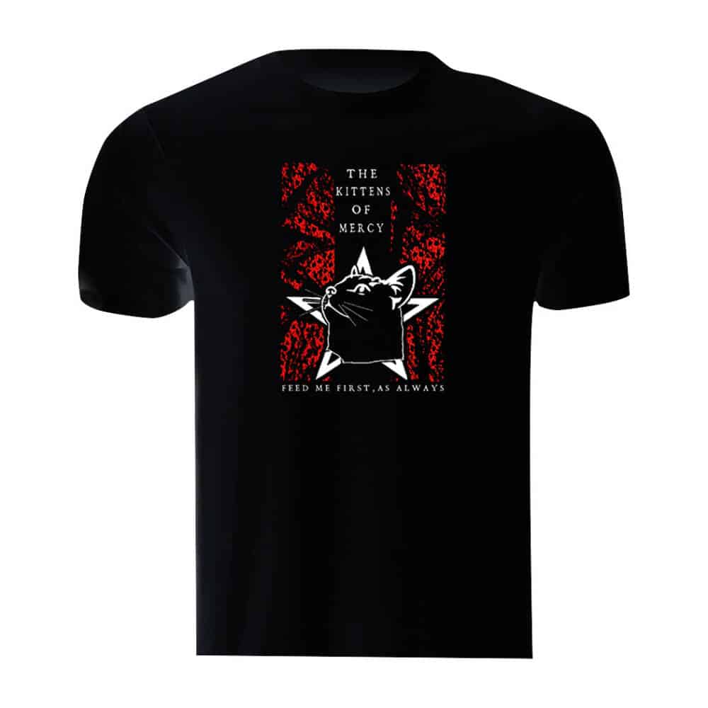 Gothicat T-Shirt Kittens of Mercy - Feed me first