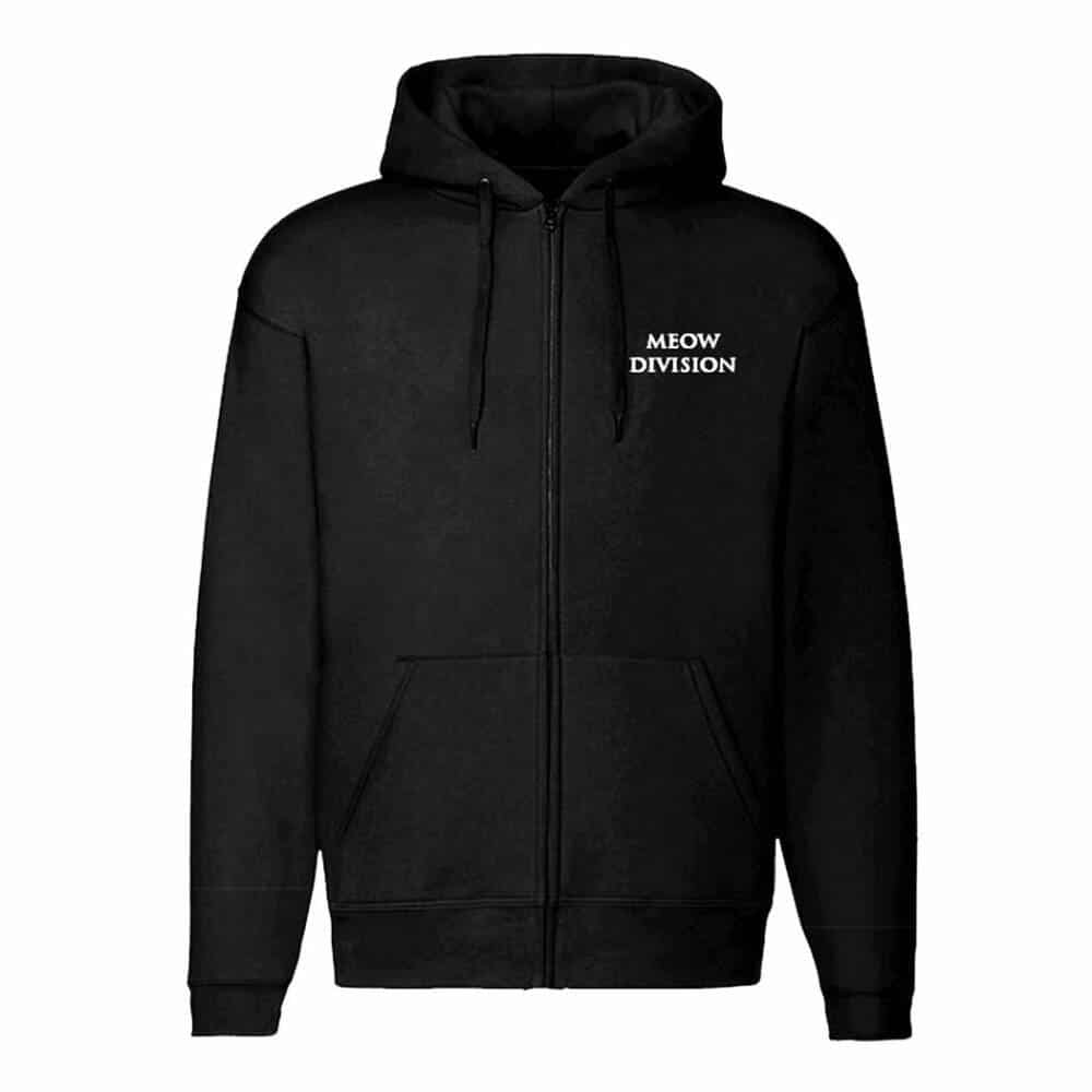 Gothicat Zip Hoody Meow Division - Image 2