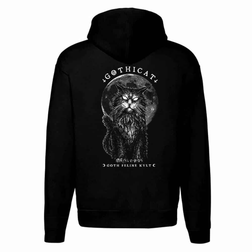 Gothicat Zip Hoody Goth Feline Cult