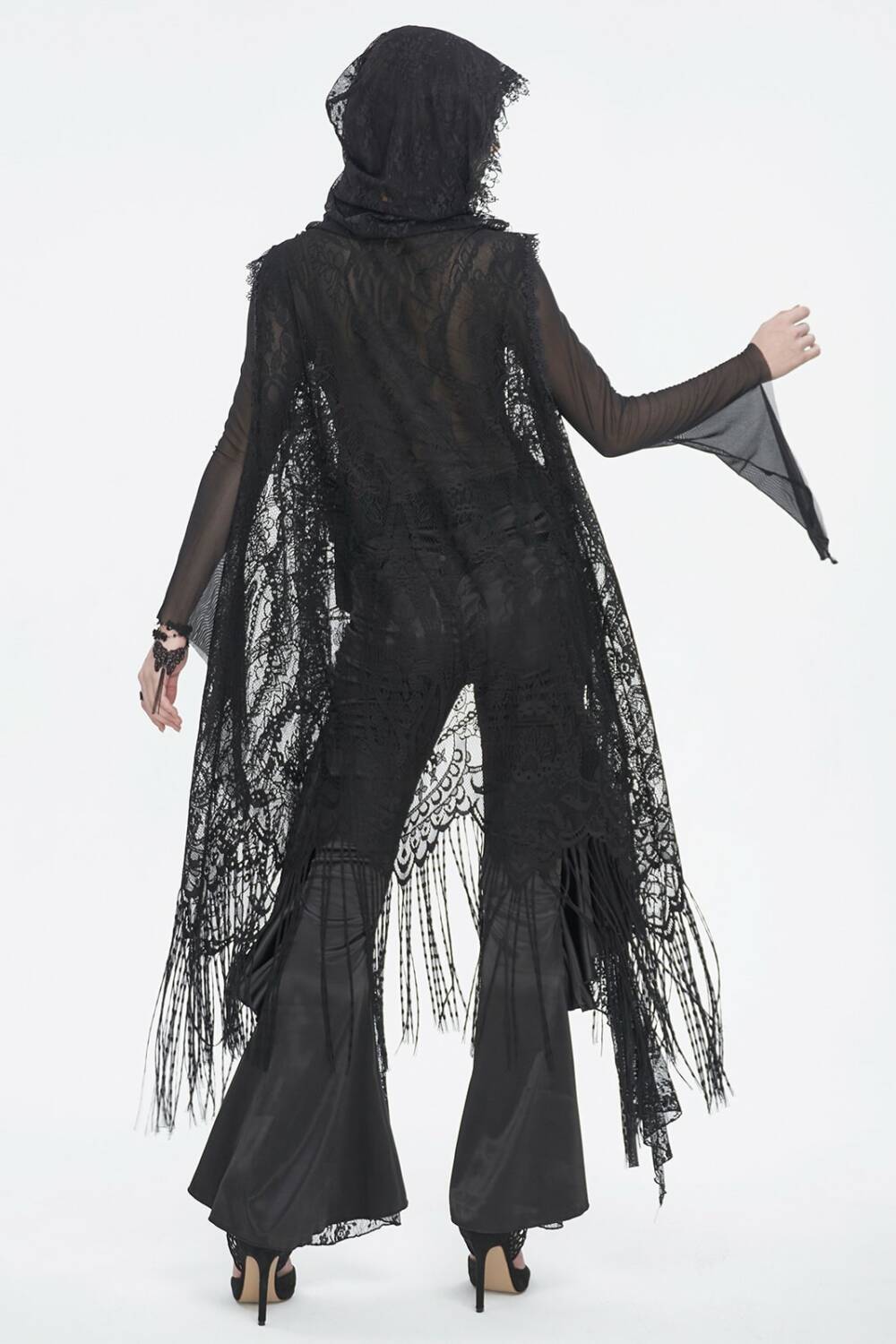 Devil Fashion Vest Boho Witch Hood - Image 3