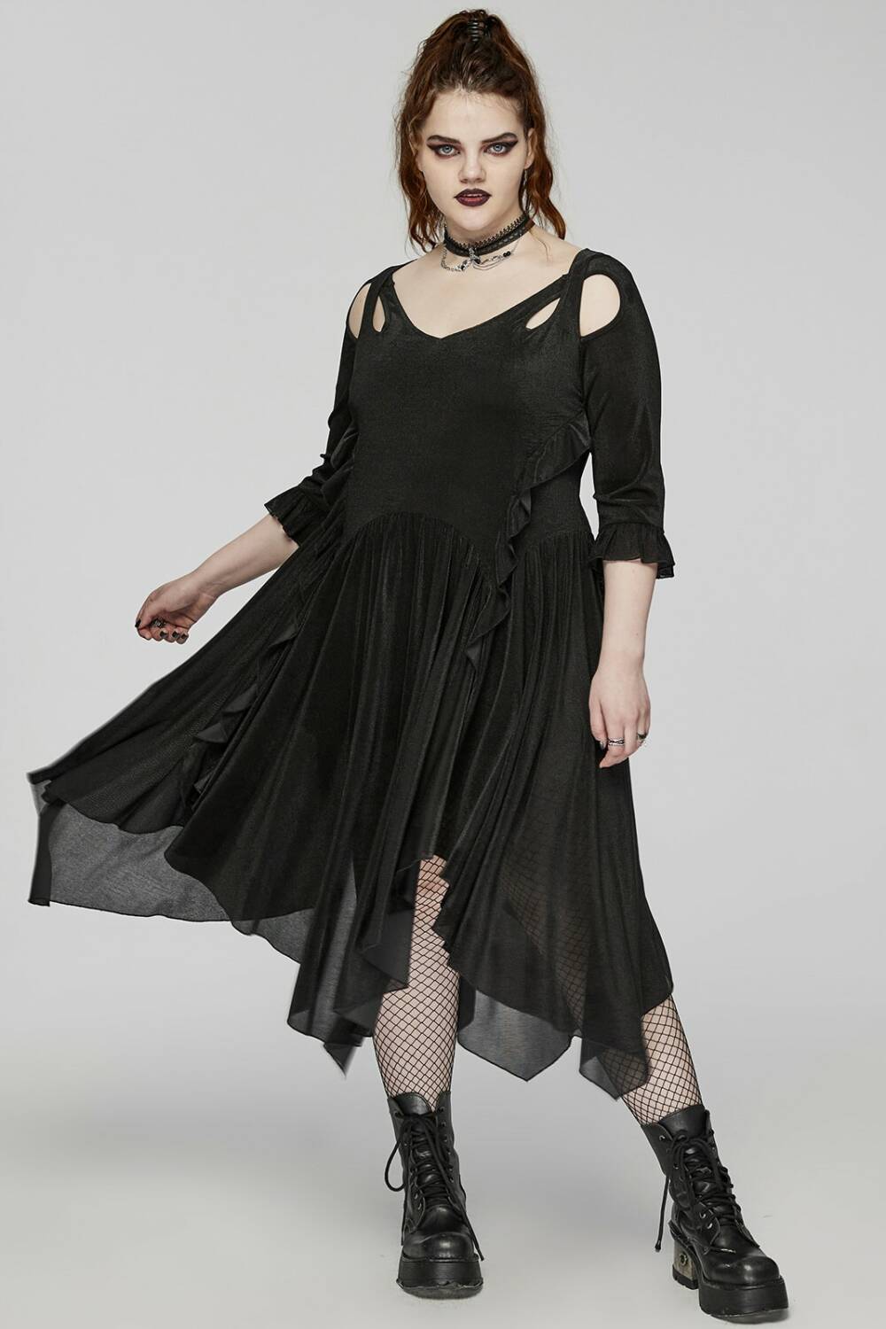 Punk rave dress Moth Macabre - Image 3