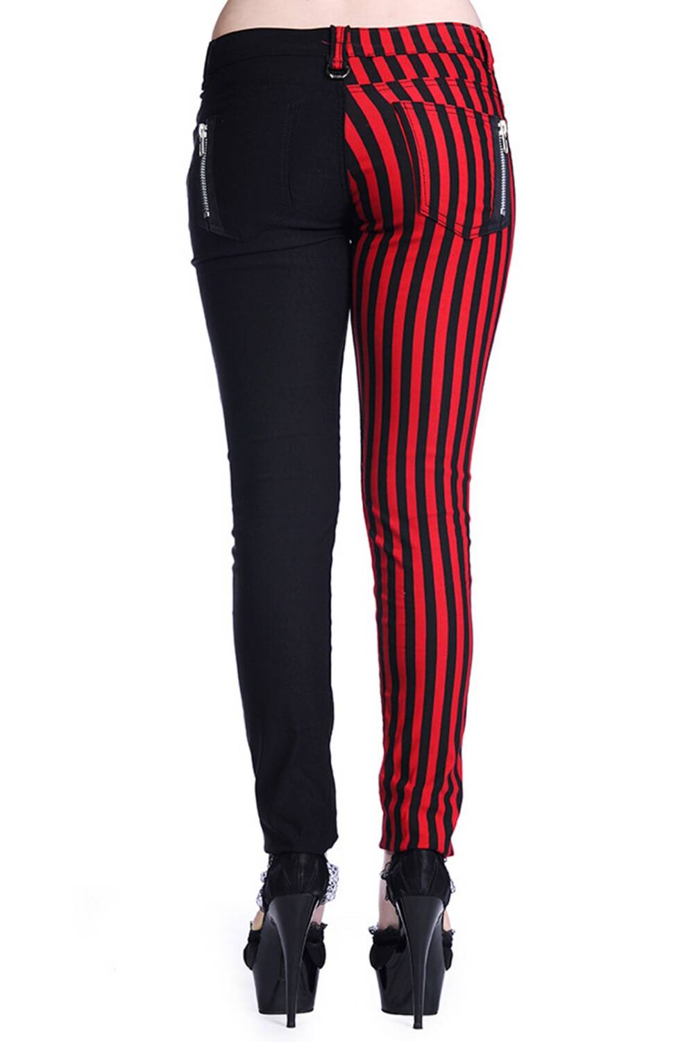 Banned pants Half the Damage Striped - Image 3