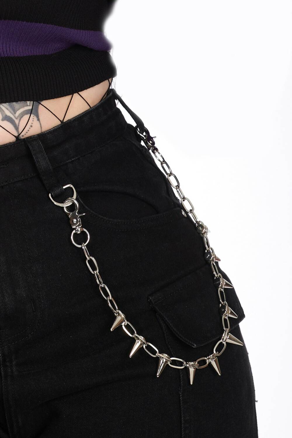 Banned key chain Spiked