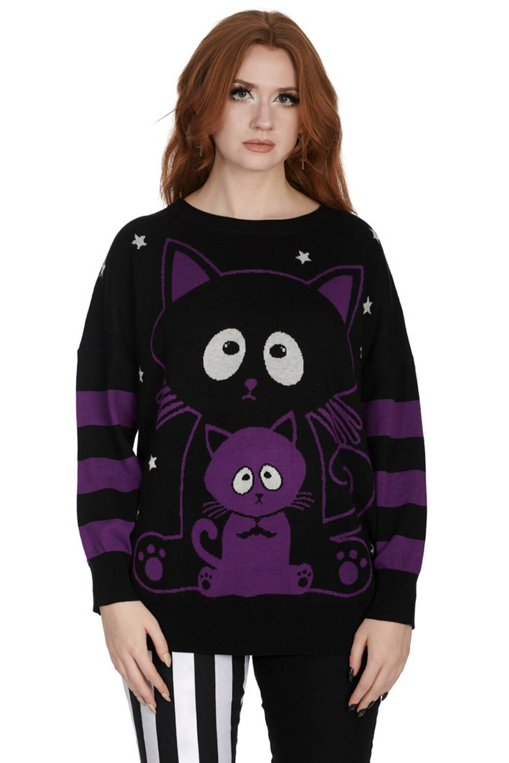 Banned sweater Purple Momo