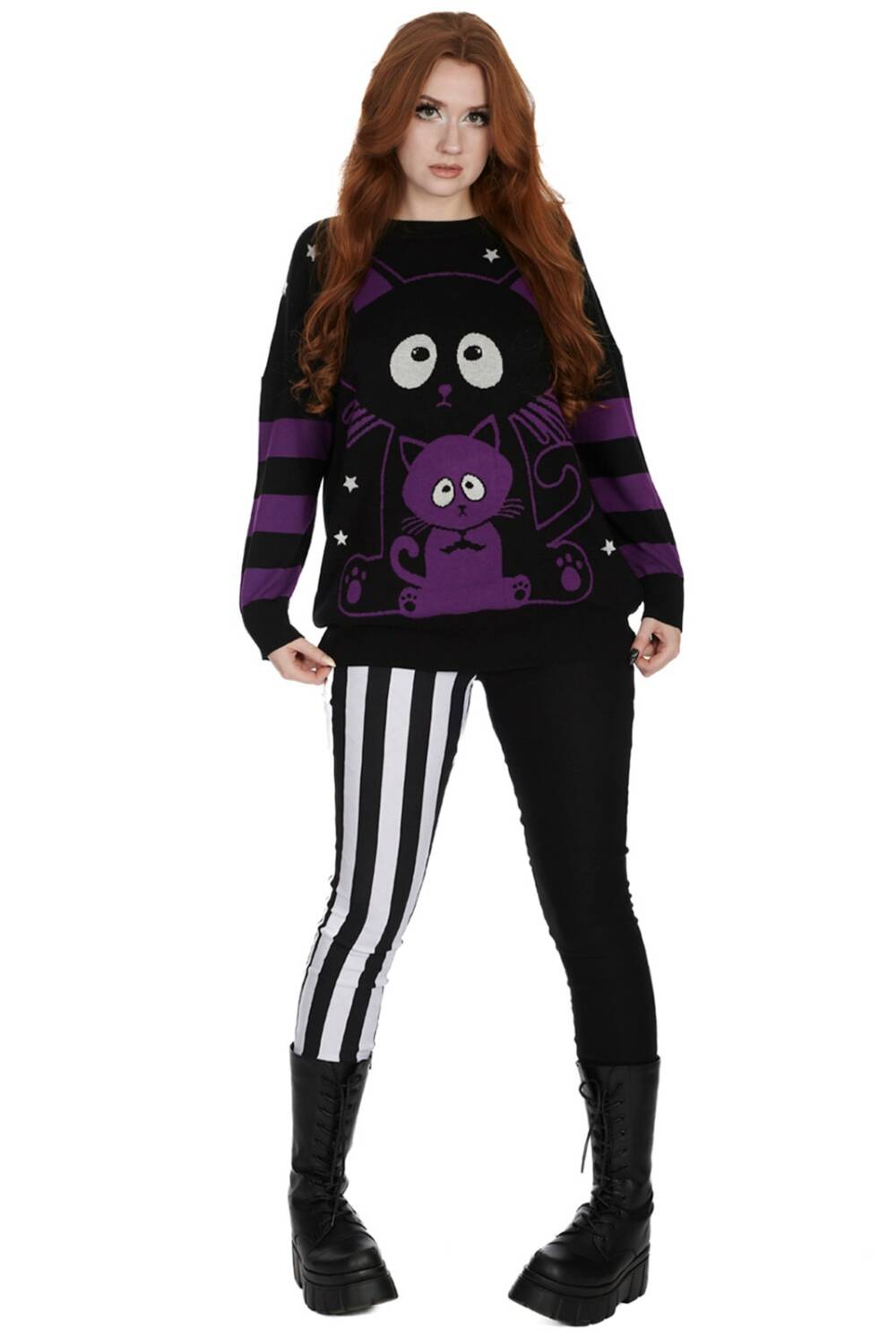 Banned sweater Purple Momo - Image 2