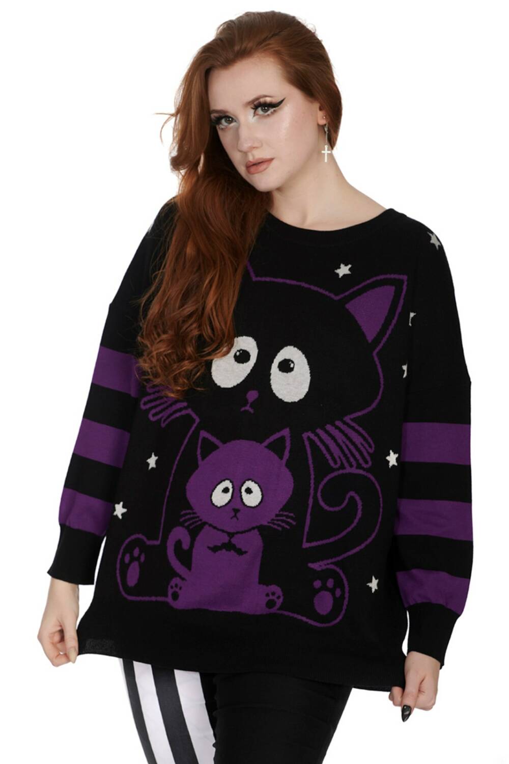 Banned sweater Purple Momo - Image 3