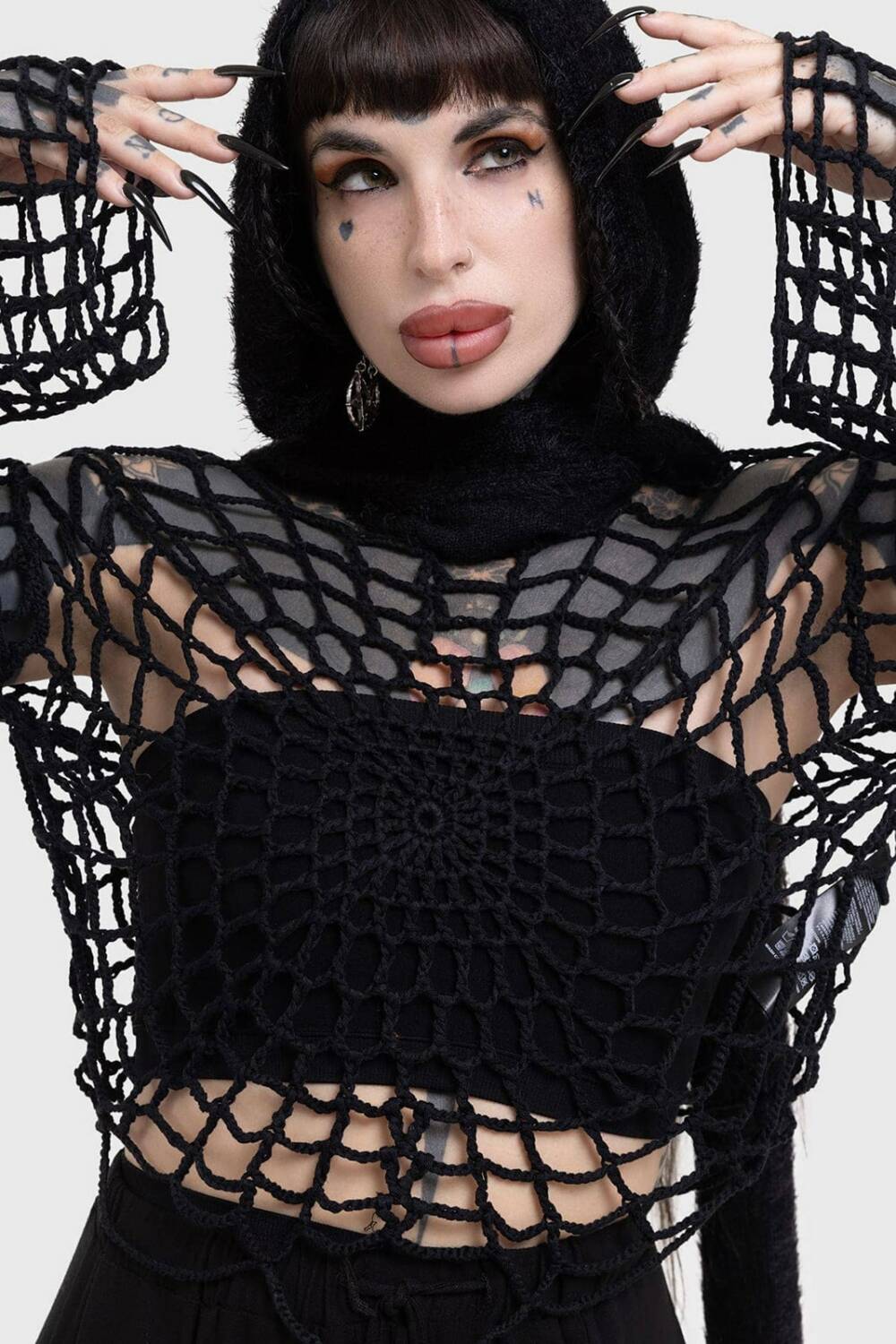 Killstar mesh pullover Night Trap - Image 3