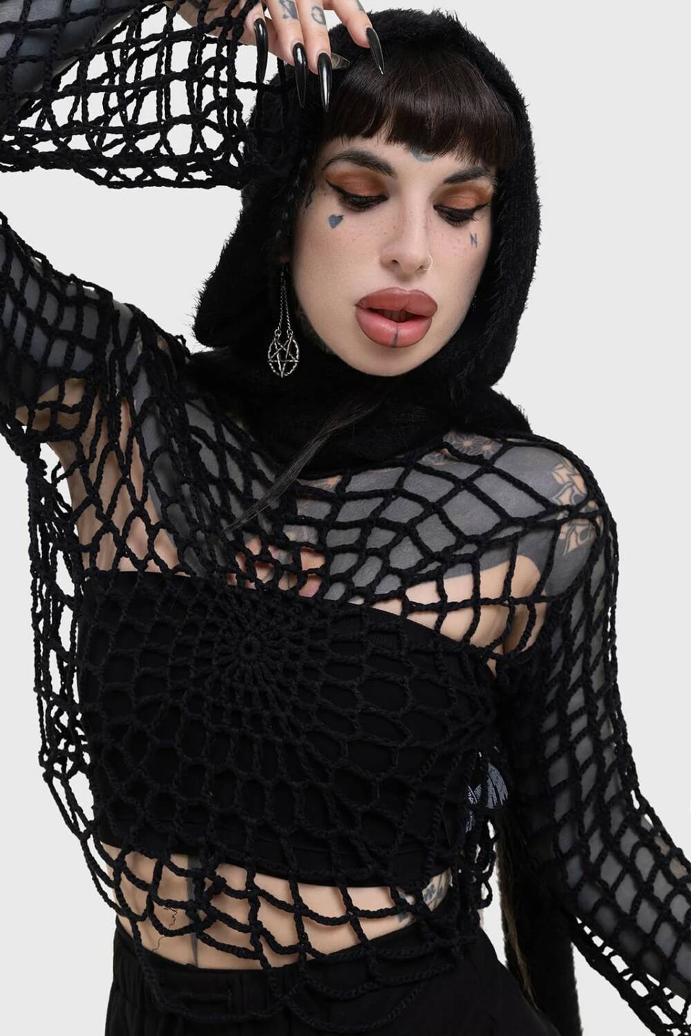 Killstar mesh pullover Night Trap - Image 5