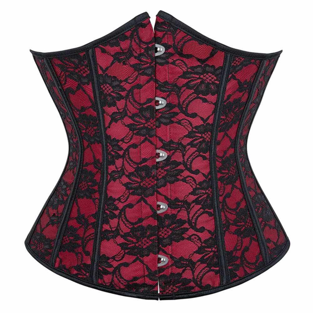 Moon Attic Corset Flowers of Red