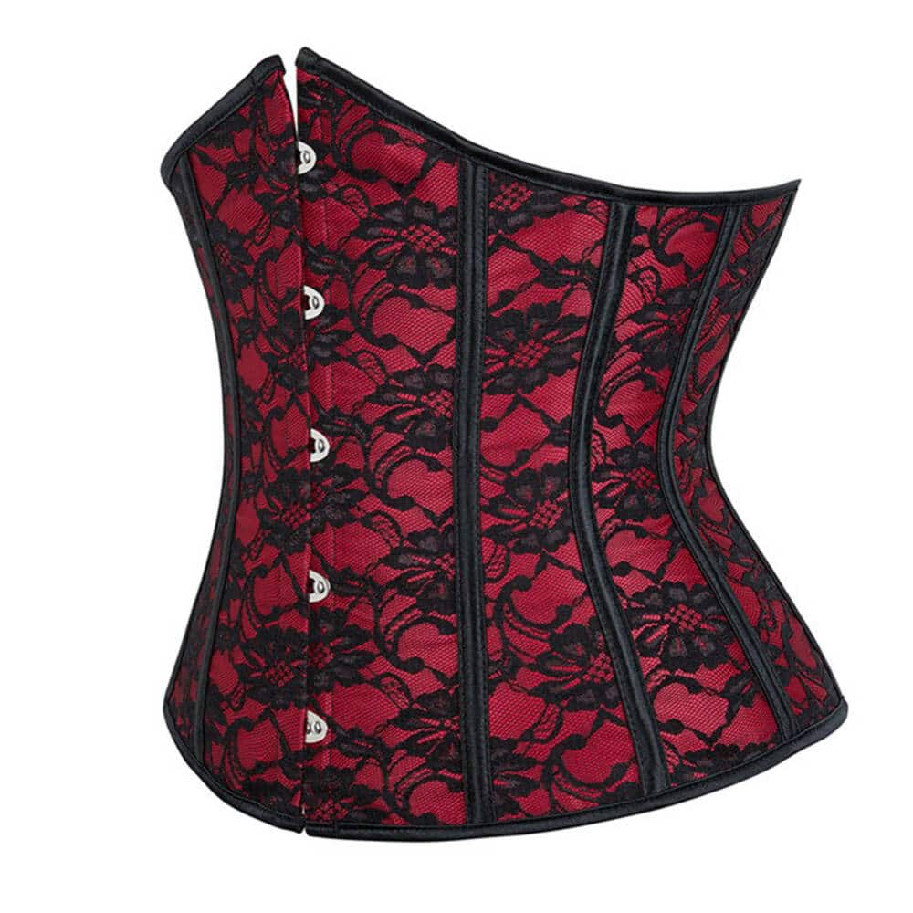 Moon Attic Corset Flowers of Red - Image 4