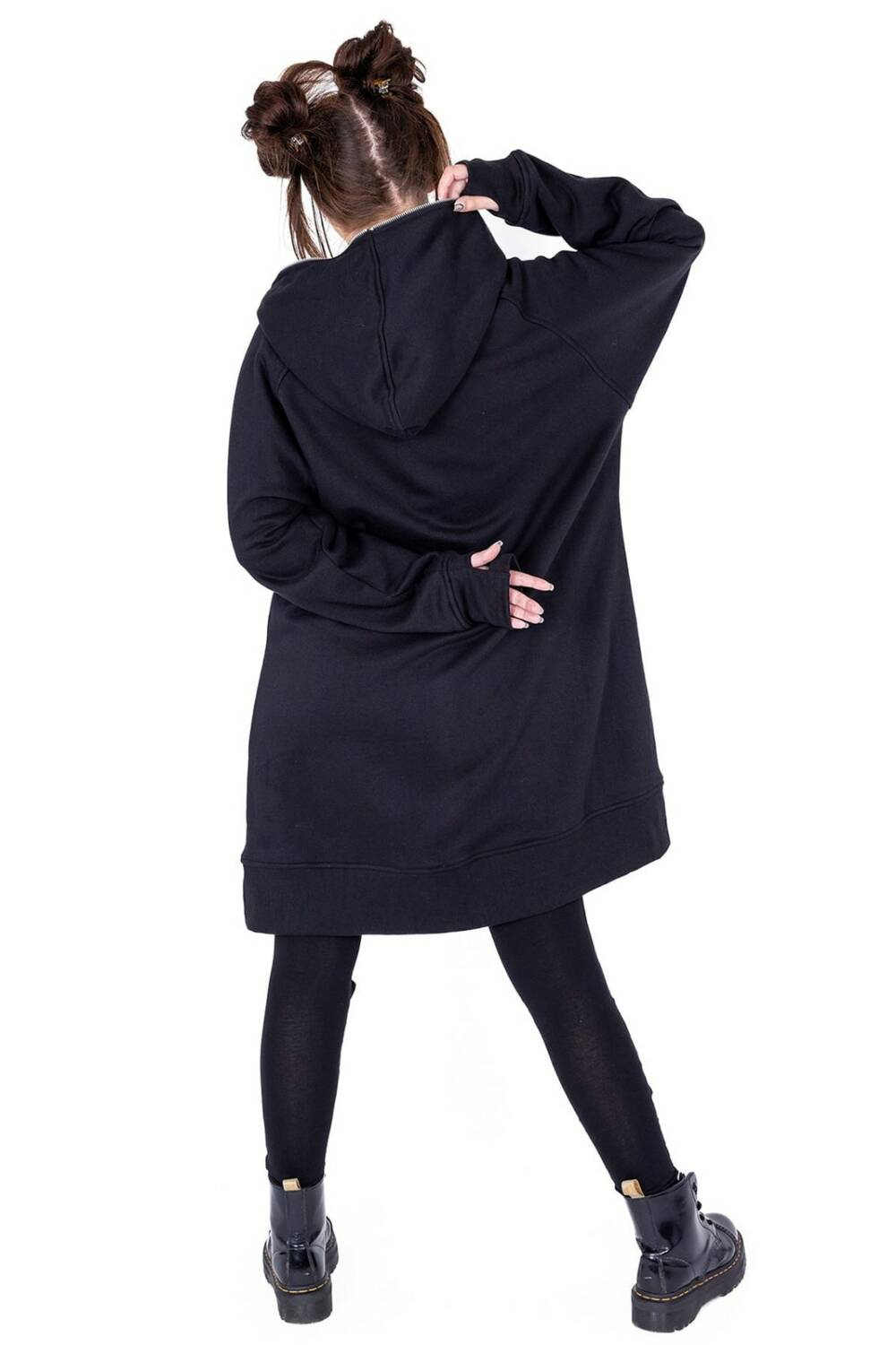 Chemical Black Zip-Hoody Oksana - Image 2