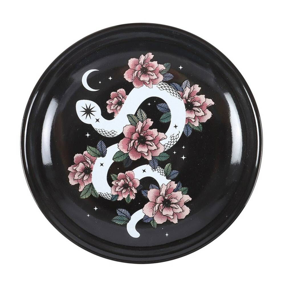 Spirit of Equinox Floral Snake jewelry bowl