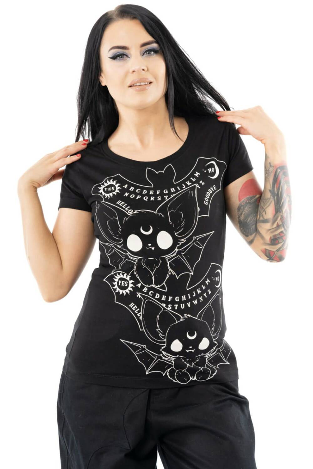 Heartless T-Shirt Ouija Bats
