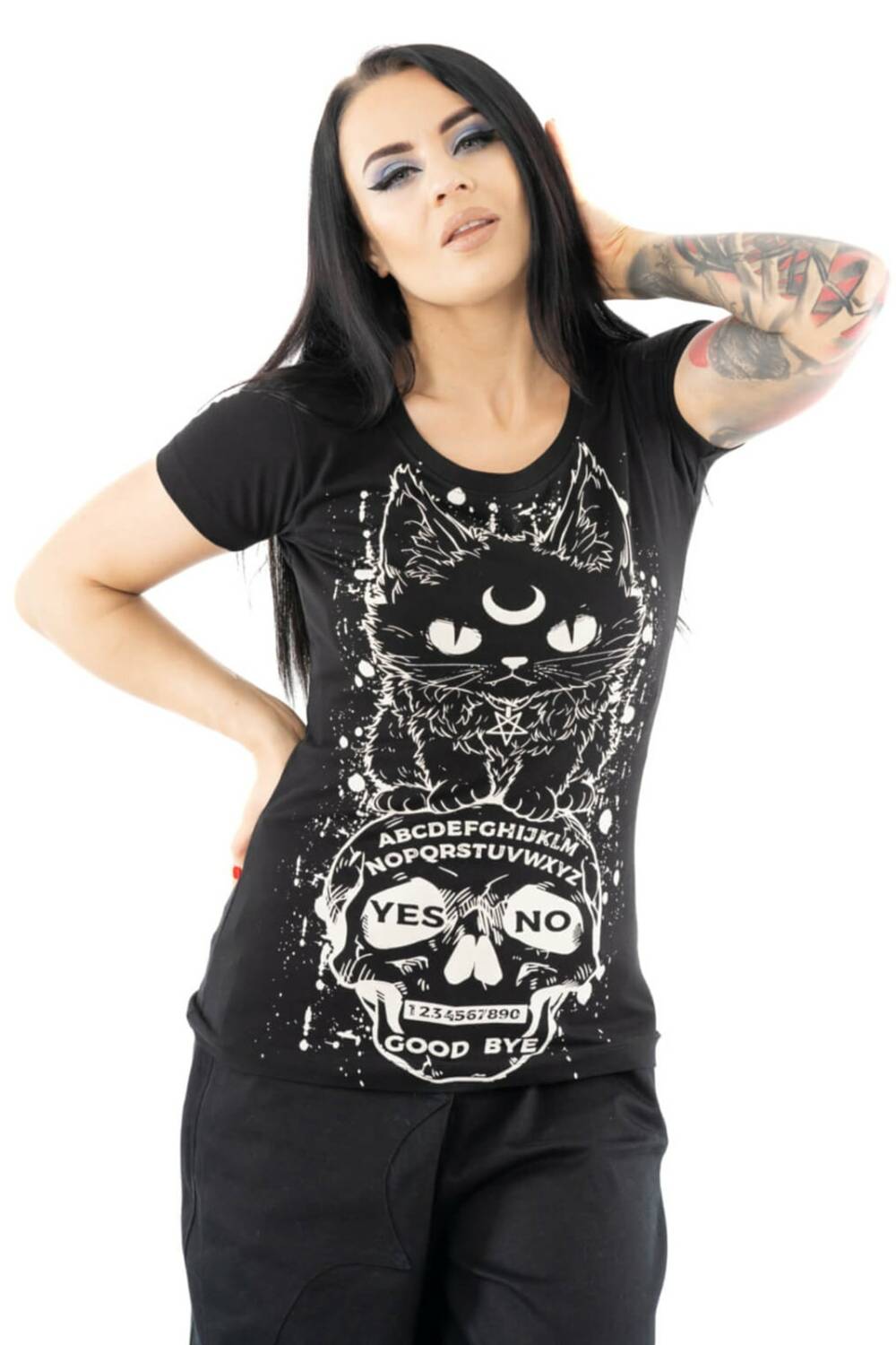 Heartless T-Shirt Ouija Cat