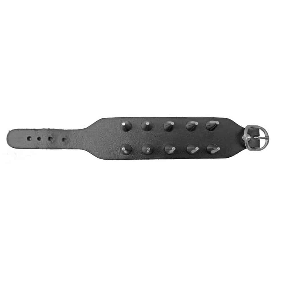 Moon Attic leather bracelet Double Cone Rivets