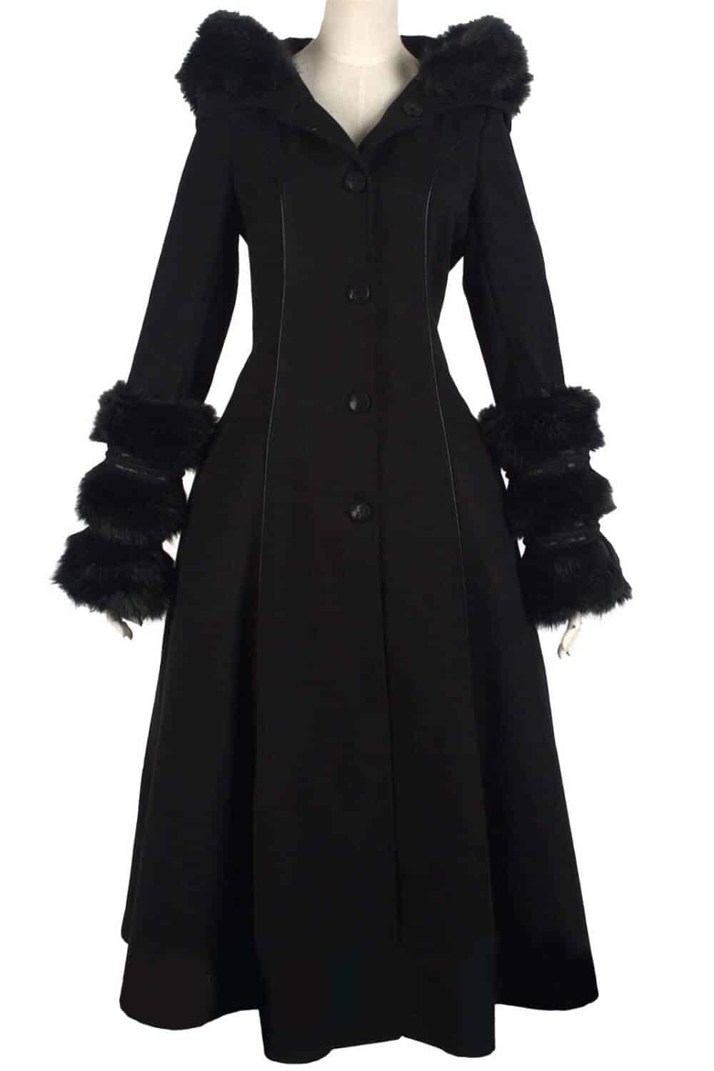 Punk rave reversible coat Frozen Night - Image 3