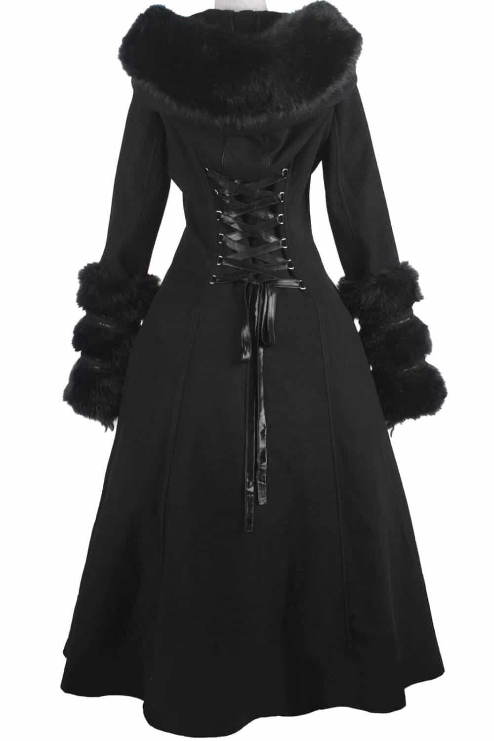 Punk rave reversible coat Frozen Night - Image 4