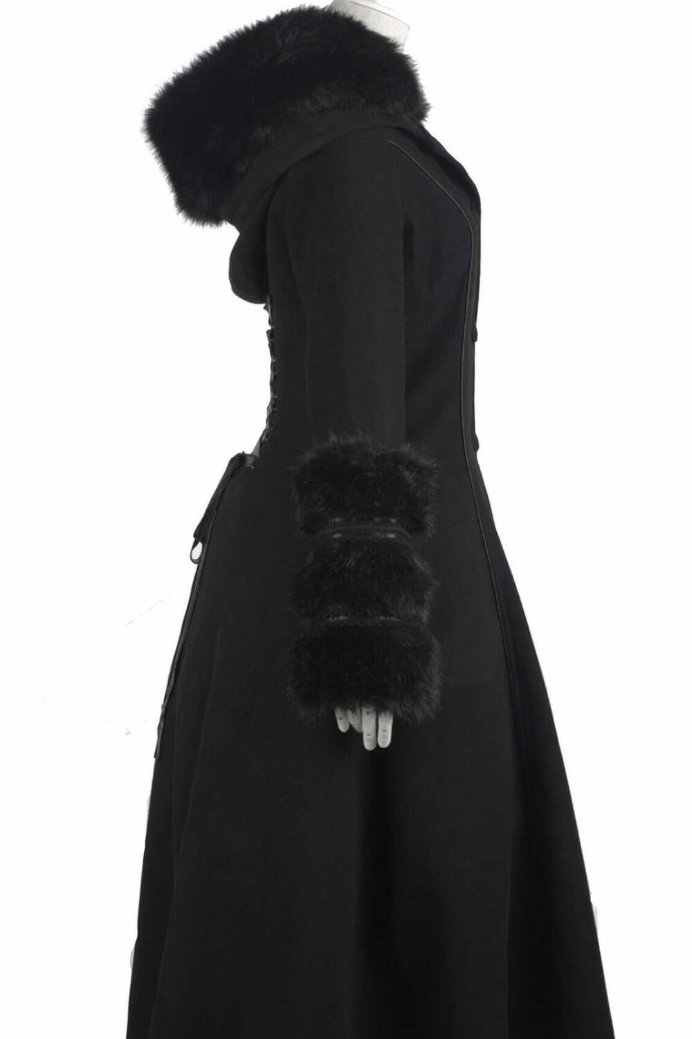 Punk rave reversible coat Frozen Night - Image 5