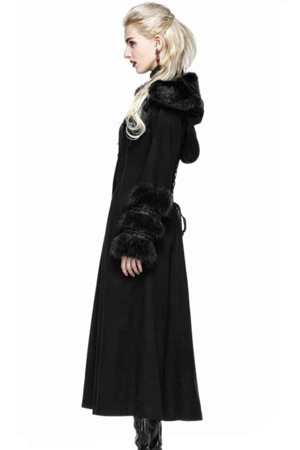 Punk rave reversible coat Frozen Night - Image 6