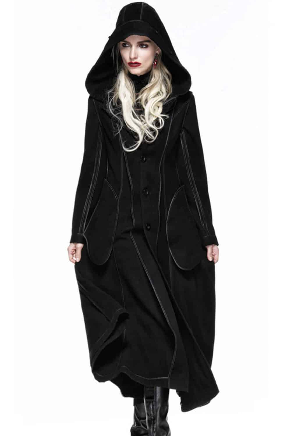 Punk rave reversible coat Frozen Night - Image 8