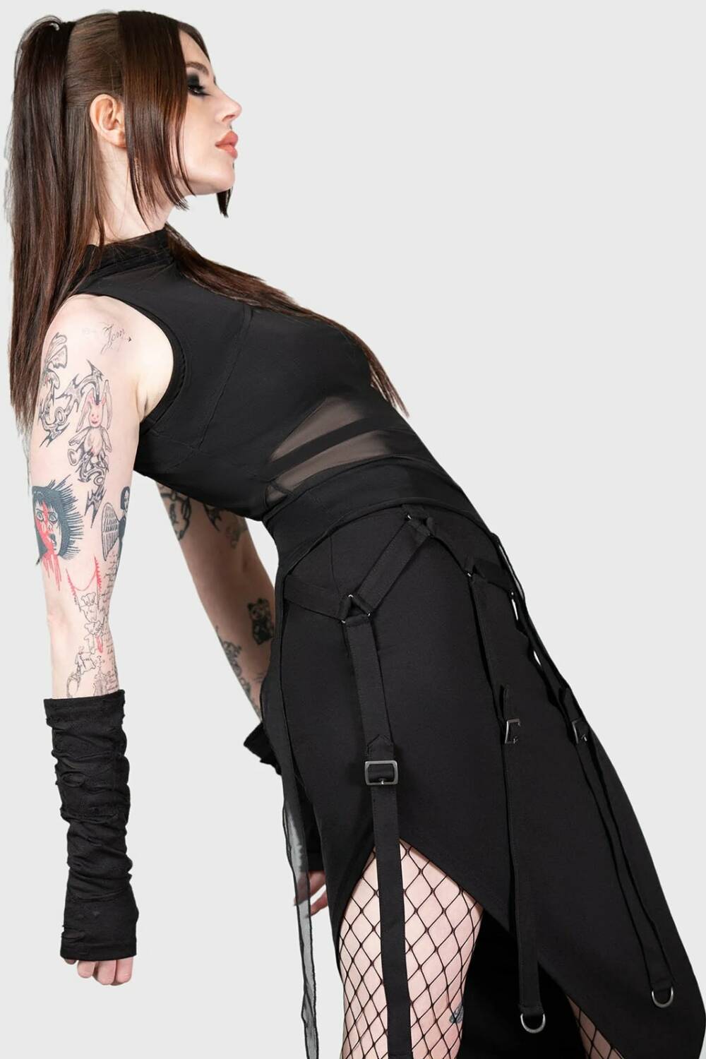 Killstar Skirt Acacias Poison Midi - Image 2