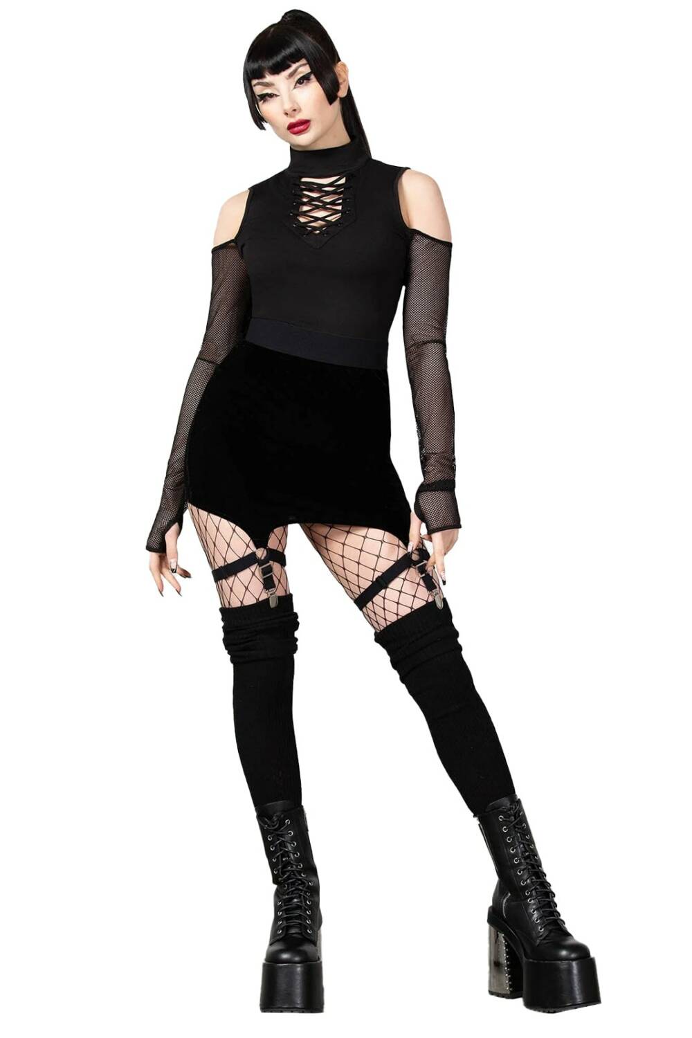 Killstar mini skirt Cassandra Velvet