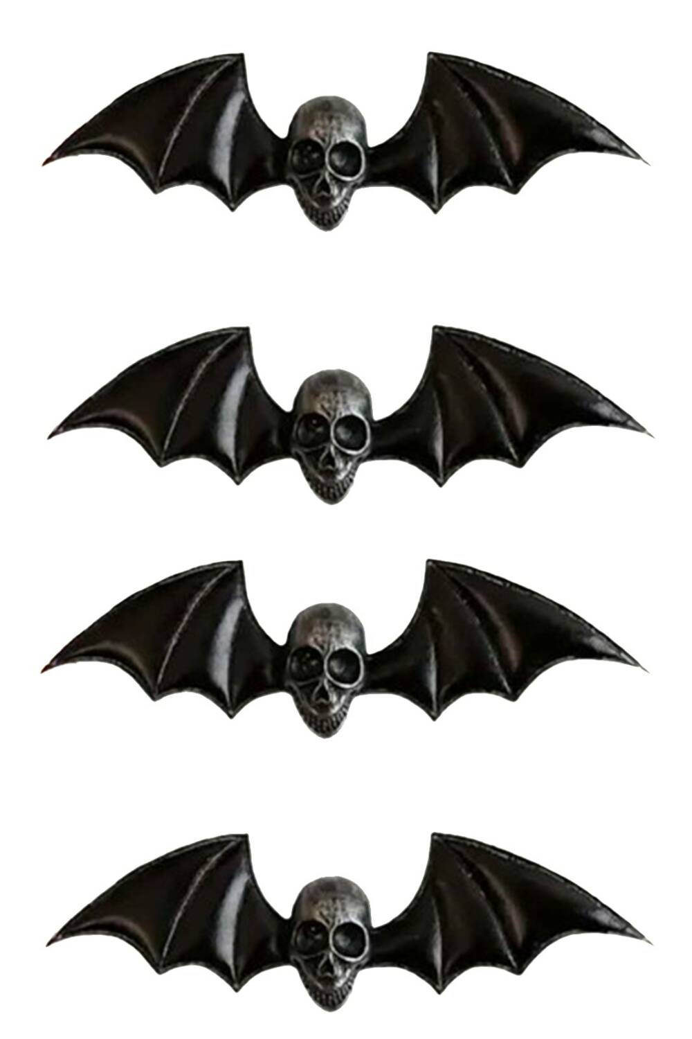 Mad Moonshine Hair Clip Flying Skull - Image 2