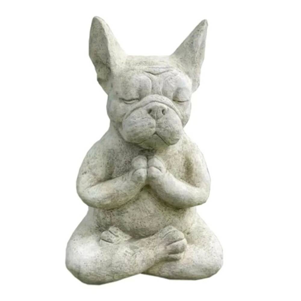 Mad Moonshine decorative figure Meditating Bulldog