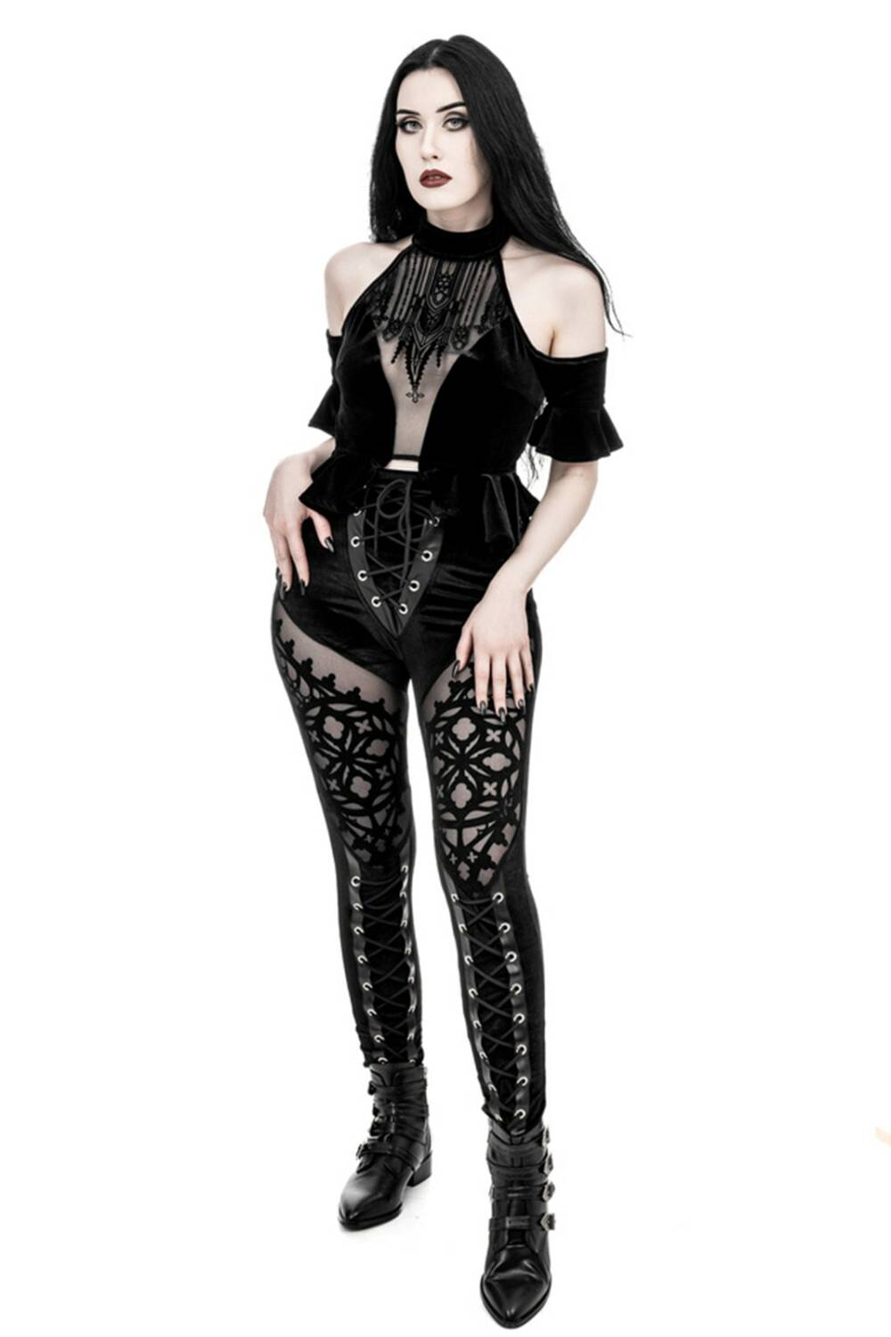 Restyle Legging Rosarium Flocked - Image 2