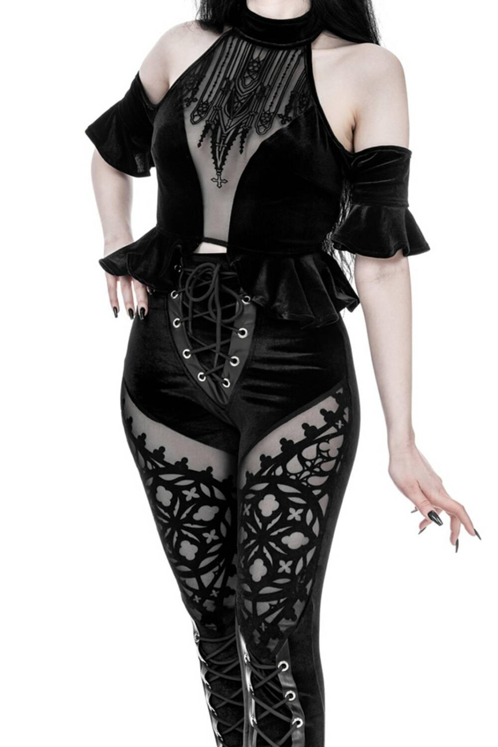 Restyle Legging Rosarium Flocked - Image 5