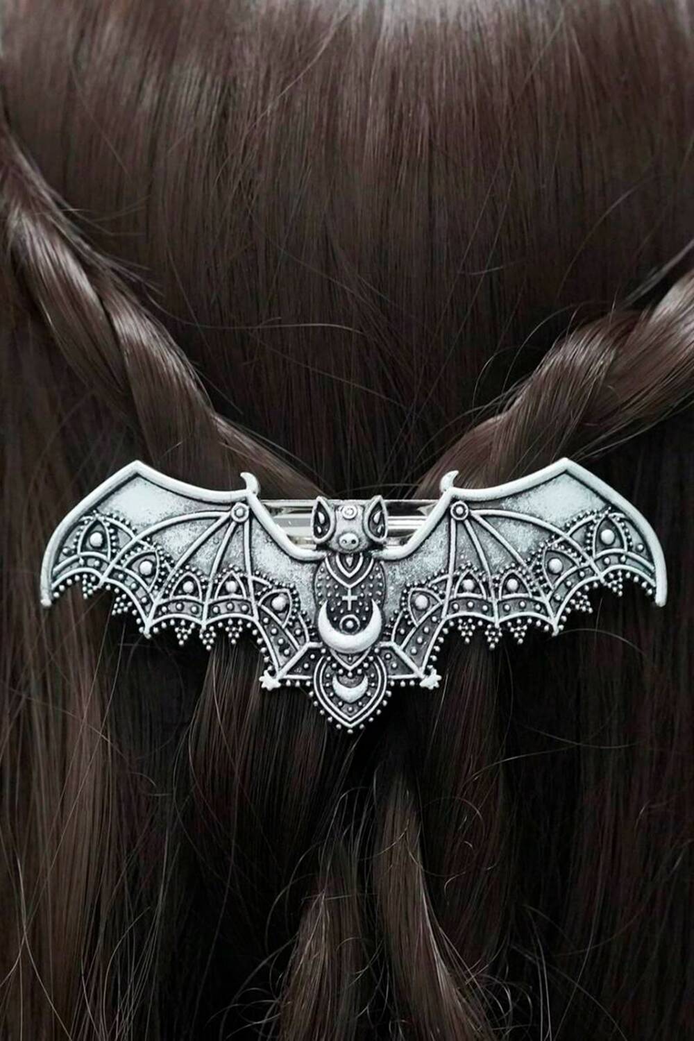 Mad Moonshine Hair Clip Moon Bat