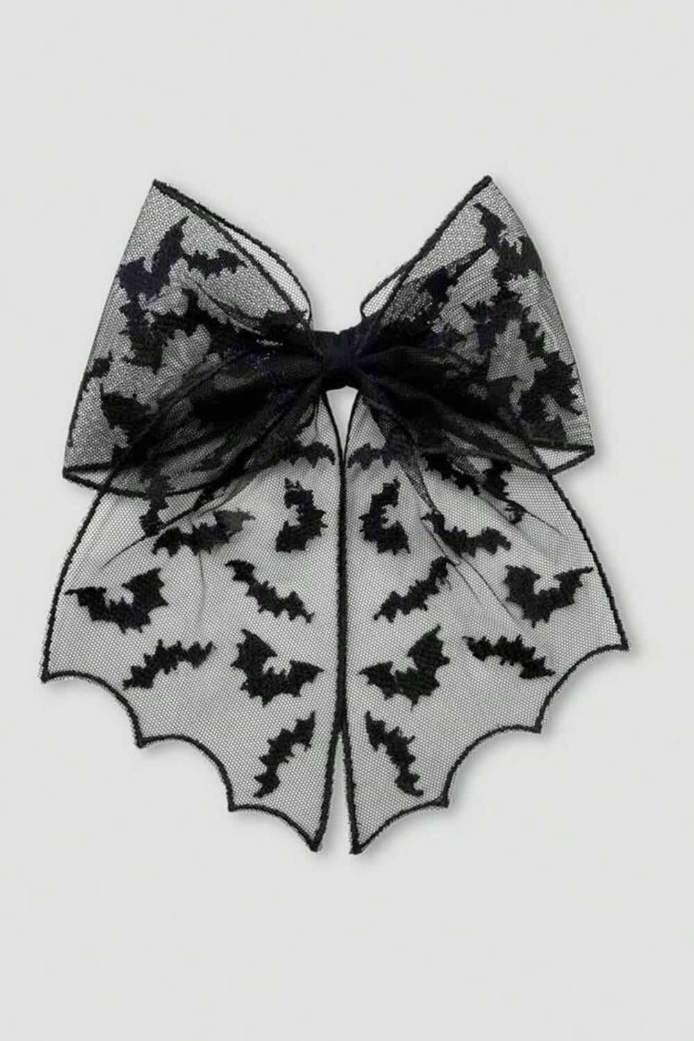 Romwe Lace Bat hair clip