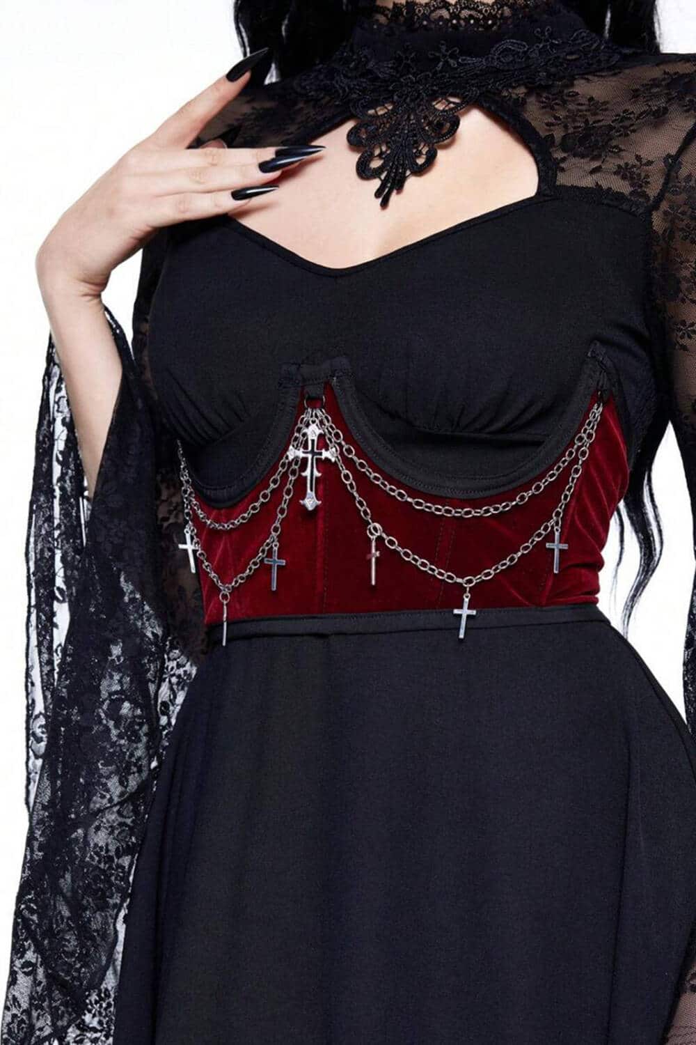 Romwe Cross of Protection girdle