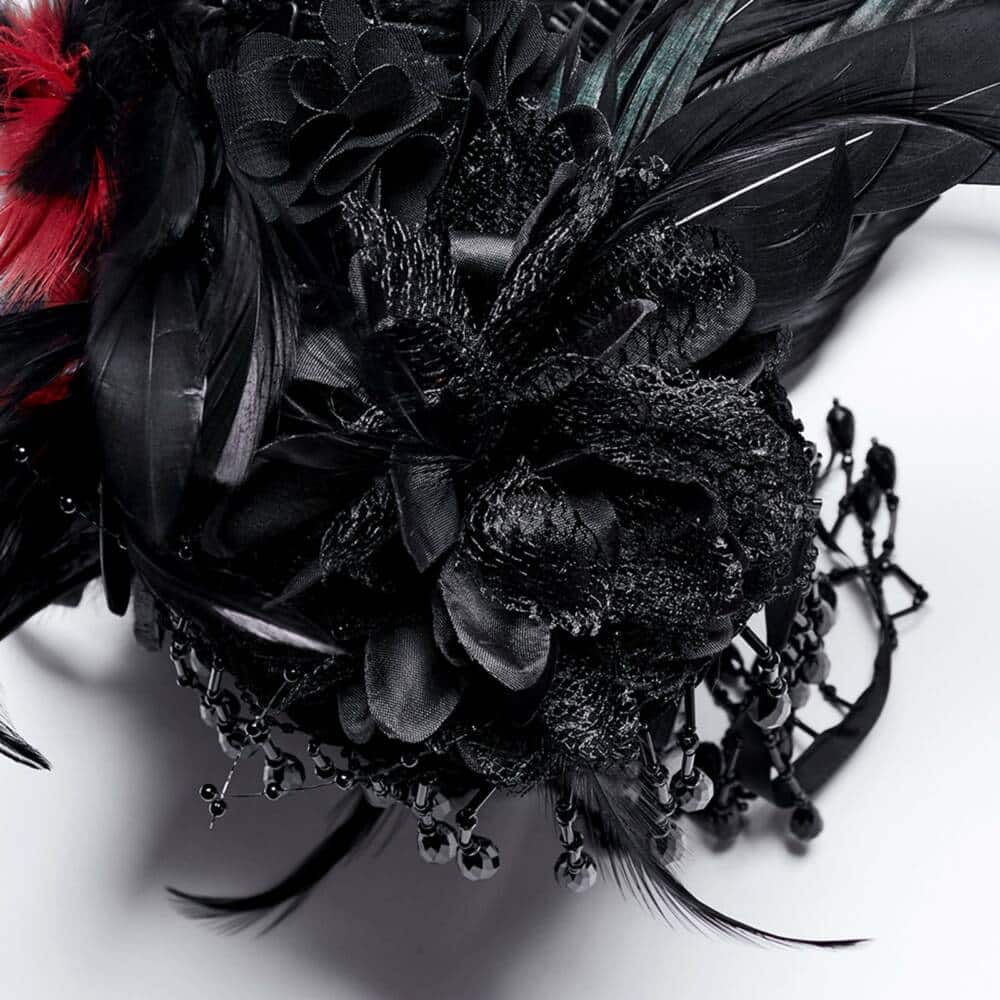 Punk Rave Headband Headpiece Vampires Masquerade Horns - Image 6
