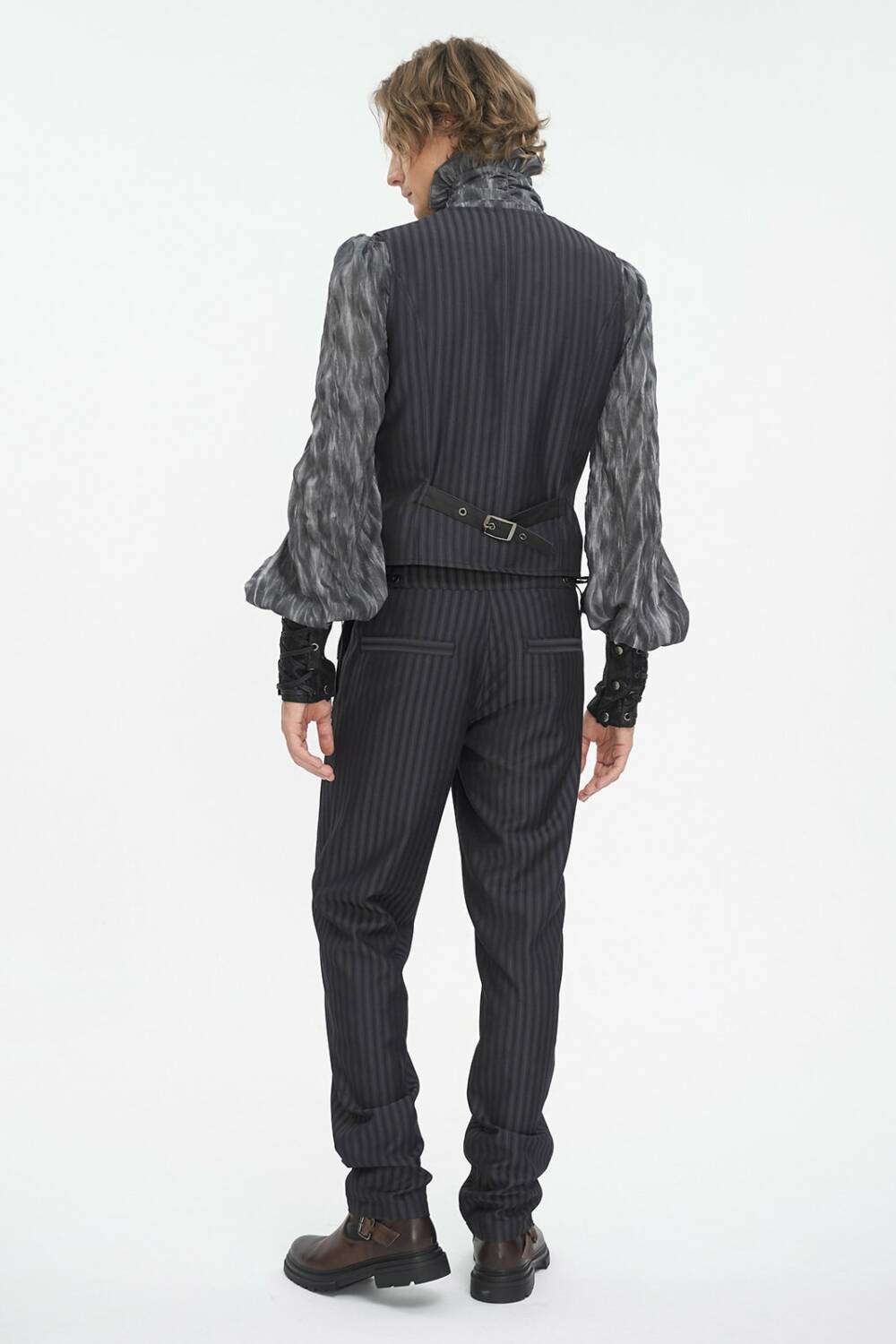 Punk Rave Vest Viserion Black Striped - Image 6