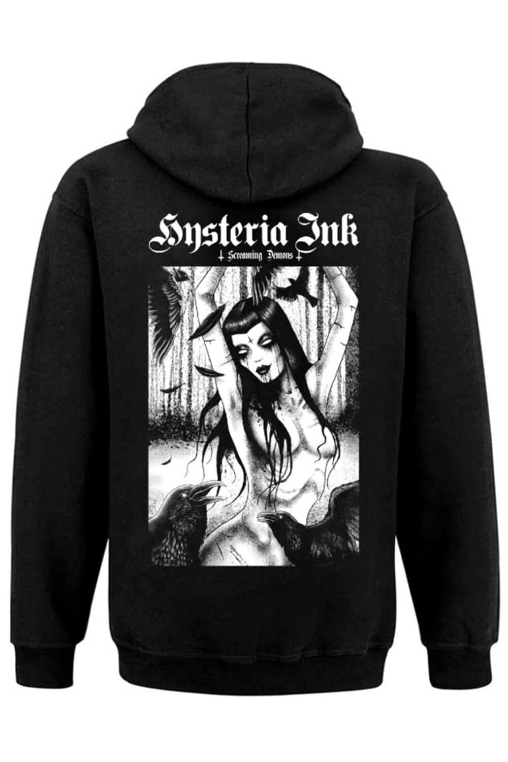 Hystera Ink Zip Hoody The Beauty