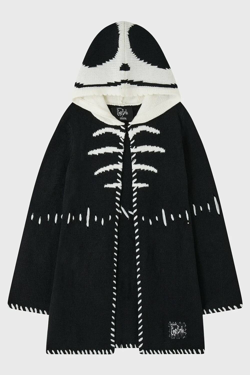 Killstar Corpse Bride Jacket Scraps Hooded - Image 5