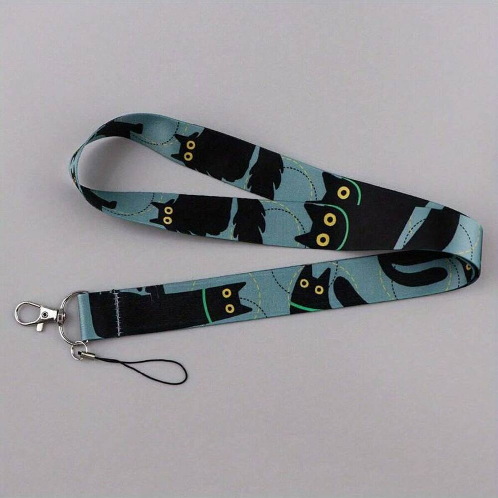 Mad Moonshine lanyard Black Cat