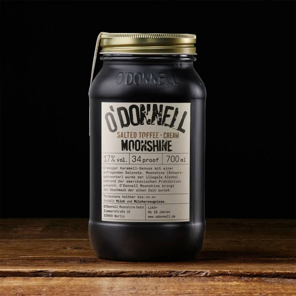 O'Donnell Moonshine Salted Toffee Cream liqueur 0.7 l, 17% vol.