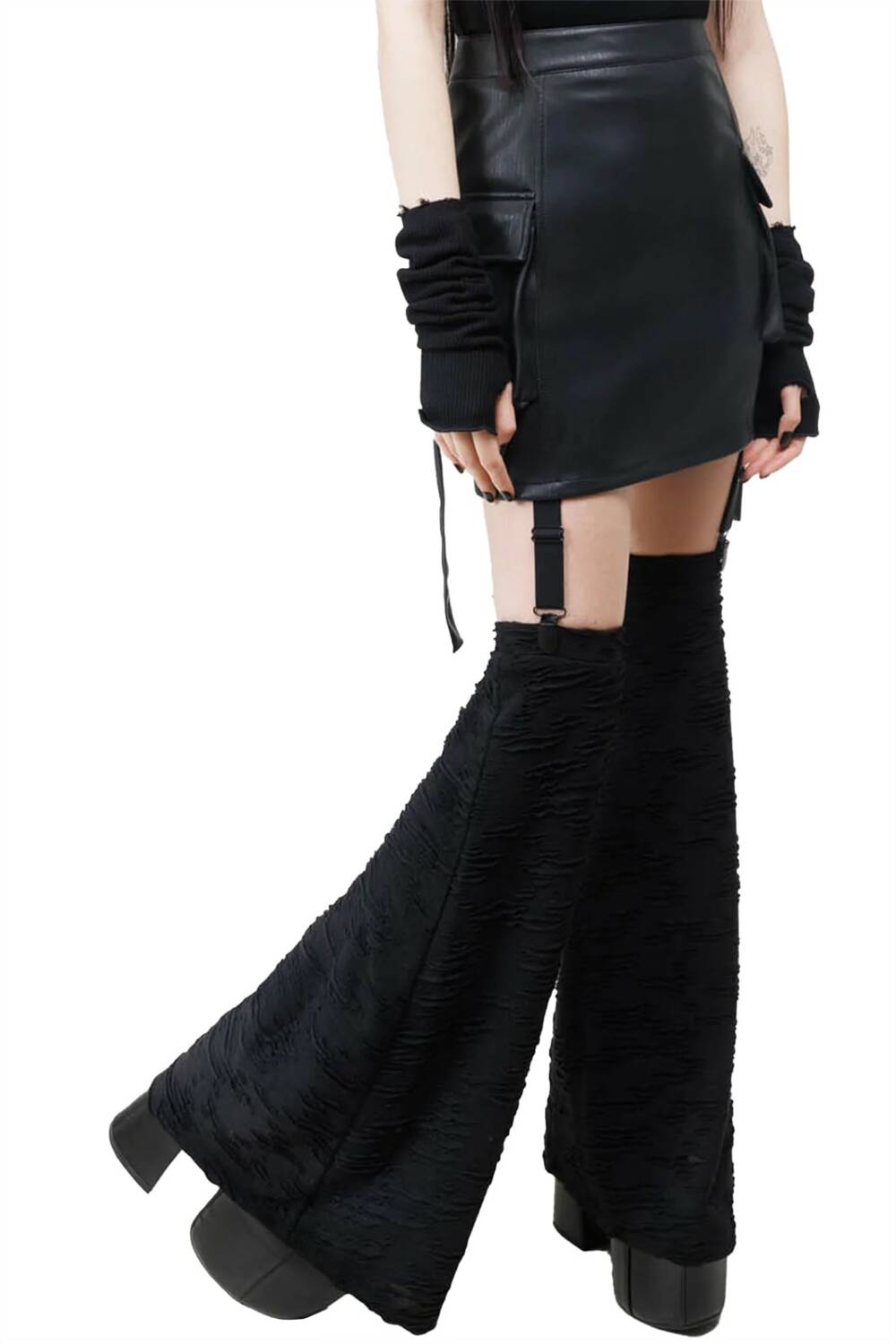 Killstar Kihilist skirt with leg warmers Venomyst