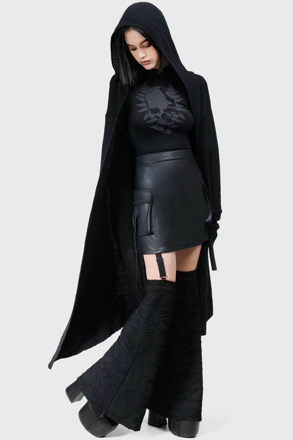 Killstar Kihilist skirt with leg warmers Venomyst - Image 2